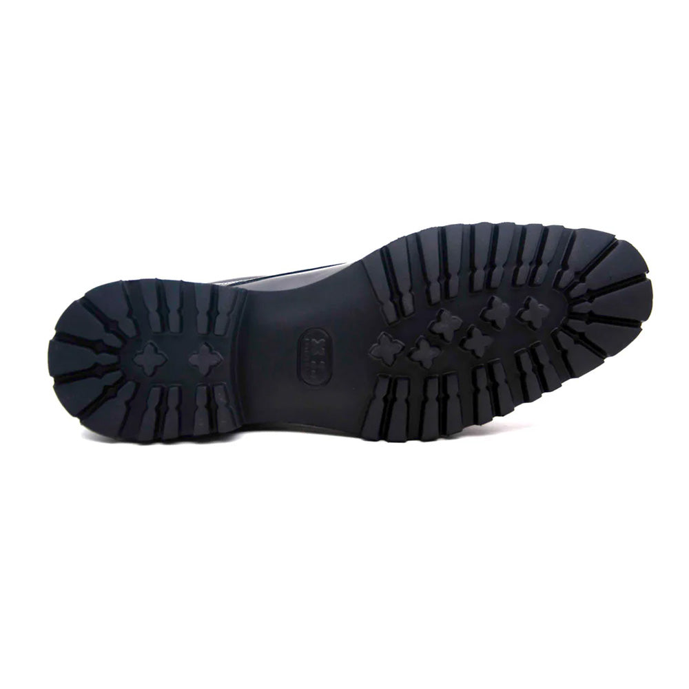 Ugo Vasare Mason Derby Plain Toe Shoes Black