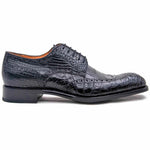 Ugo Vasare H & H Alligator Wingtip Brogues Black