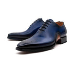 Ugo Vasare Cooper Oxford Wingtip Shoes Navy