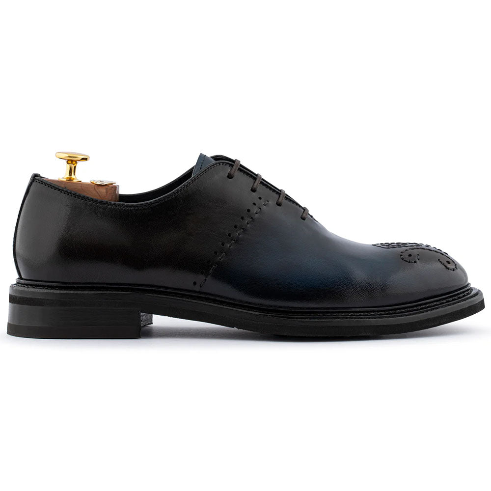 Harris Firenze 1913 Hand-Painted Leather String Oxford Blue