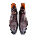 Ugo Vasare David Lama & Leather Rugged Boots Brown