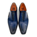 Ugo Vasare Cooper Oxford Wingtip Shoes Navy