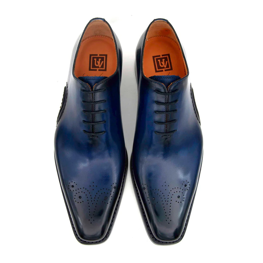 Ugo Vasare Cooper Oxford Wingtip Shoes Navy