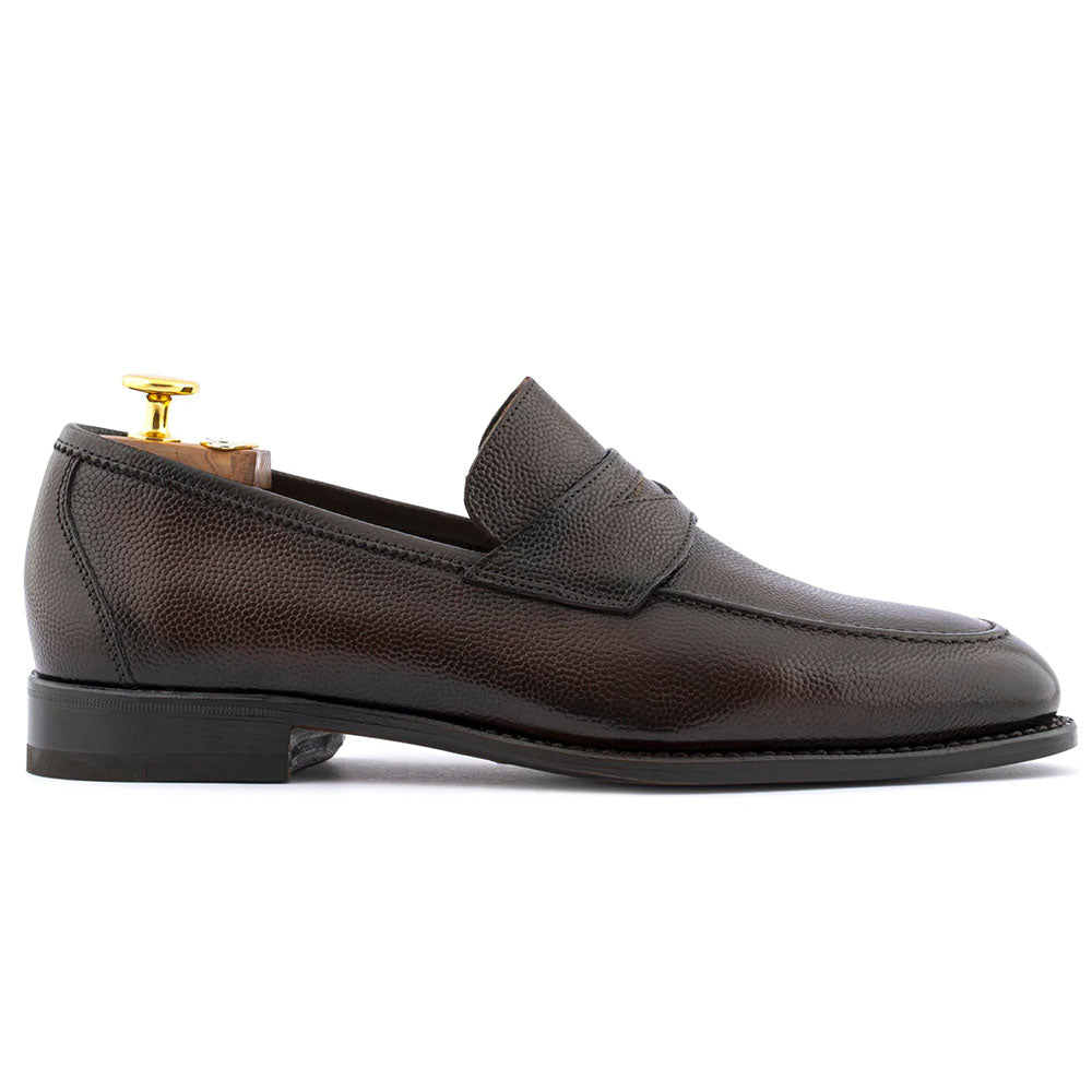 Harris Firenze 1913 Rice Grain Moccasin Dark Brown