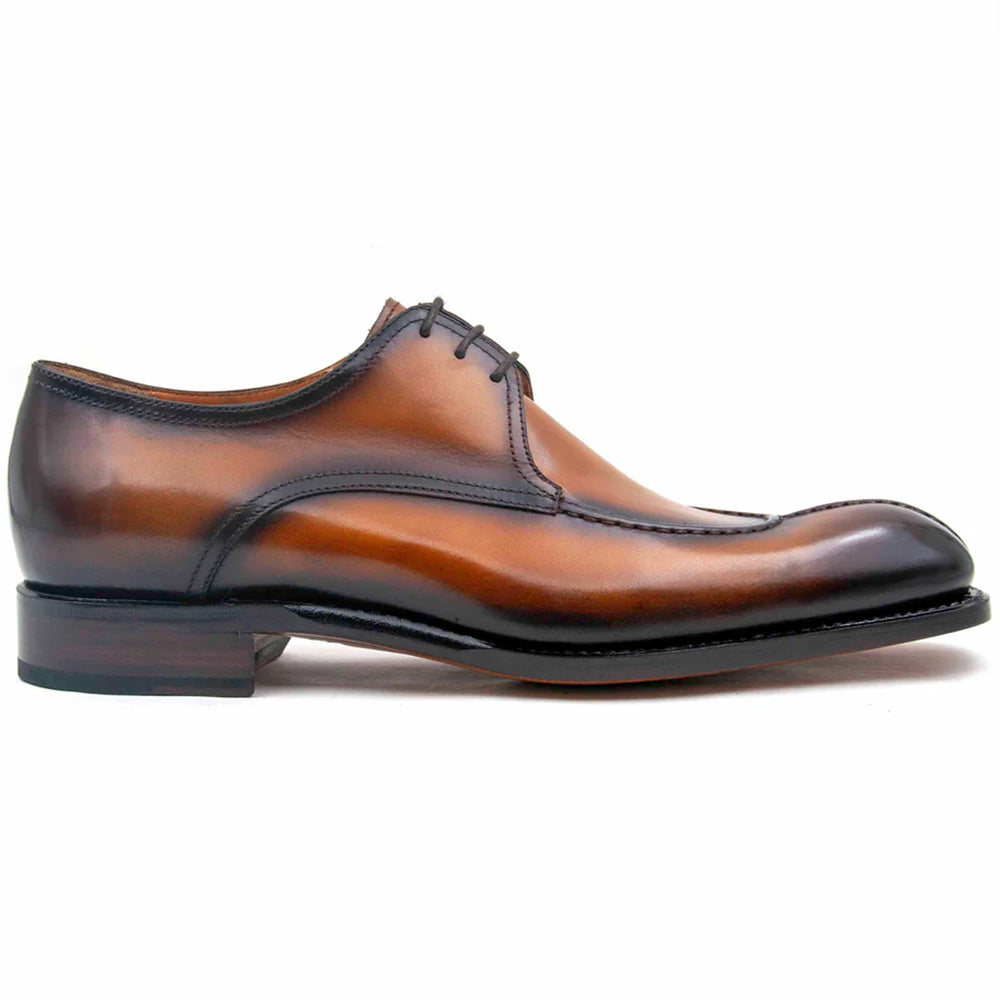 Ugo Vasare Jayden Derby Apron Split Toe Shoes Caramel