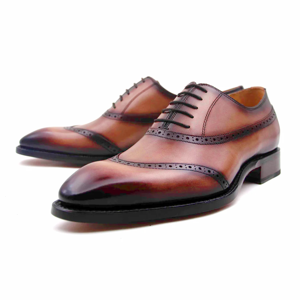 Ugo Vasare Victor Brogue Oxford Walnut