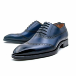 Ugo Vasare Victor Brogue Oxford Navy