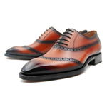 Ugo Vasare Victor Brogue Oxford Camel
