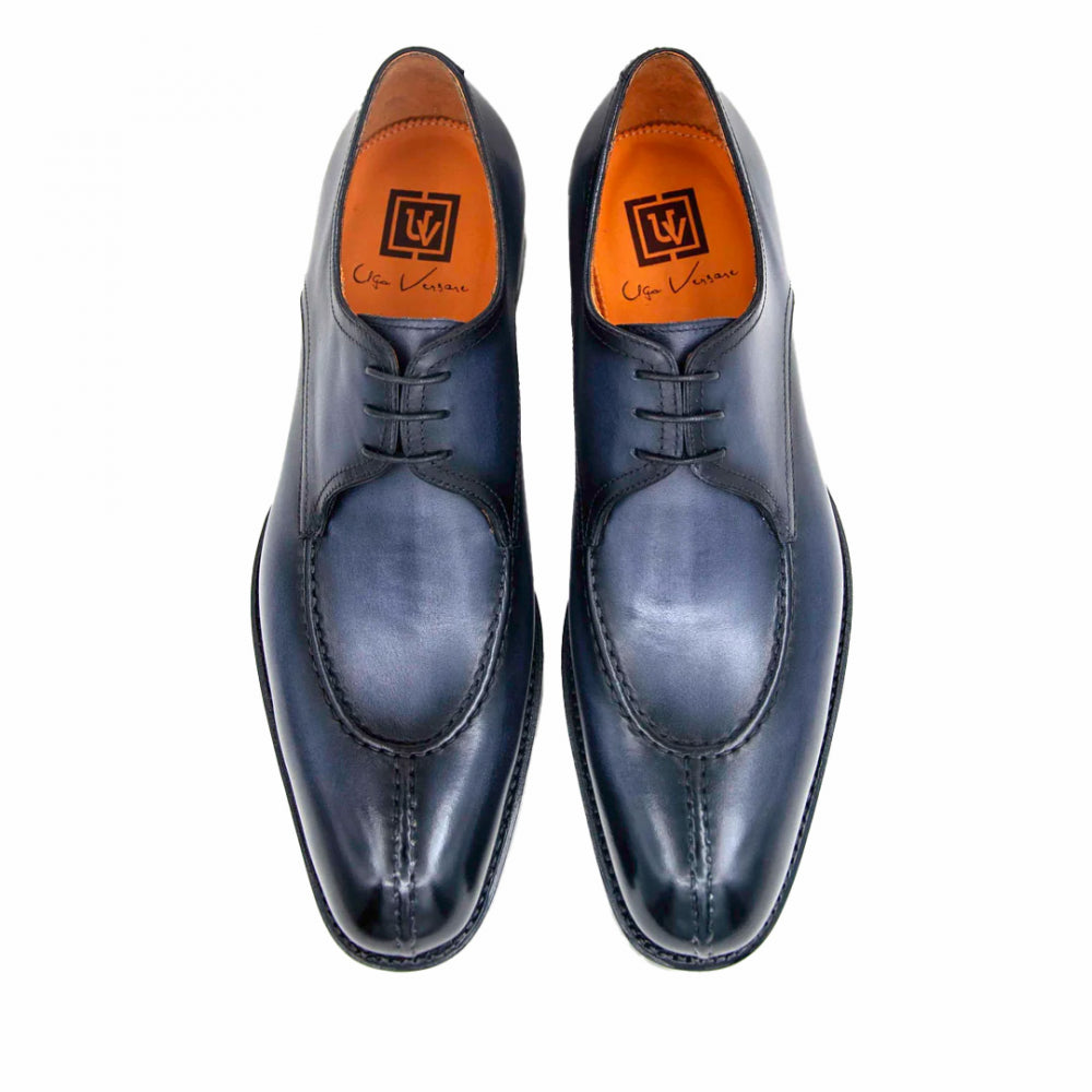 Ugo Vasare Jayden Derby Apron Split Toe Shoes Grey