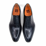 Ugo Vasare Victor Brogue Oxford Black