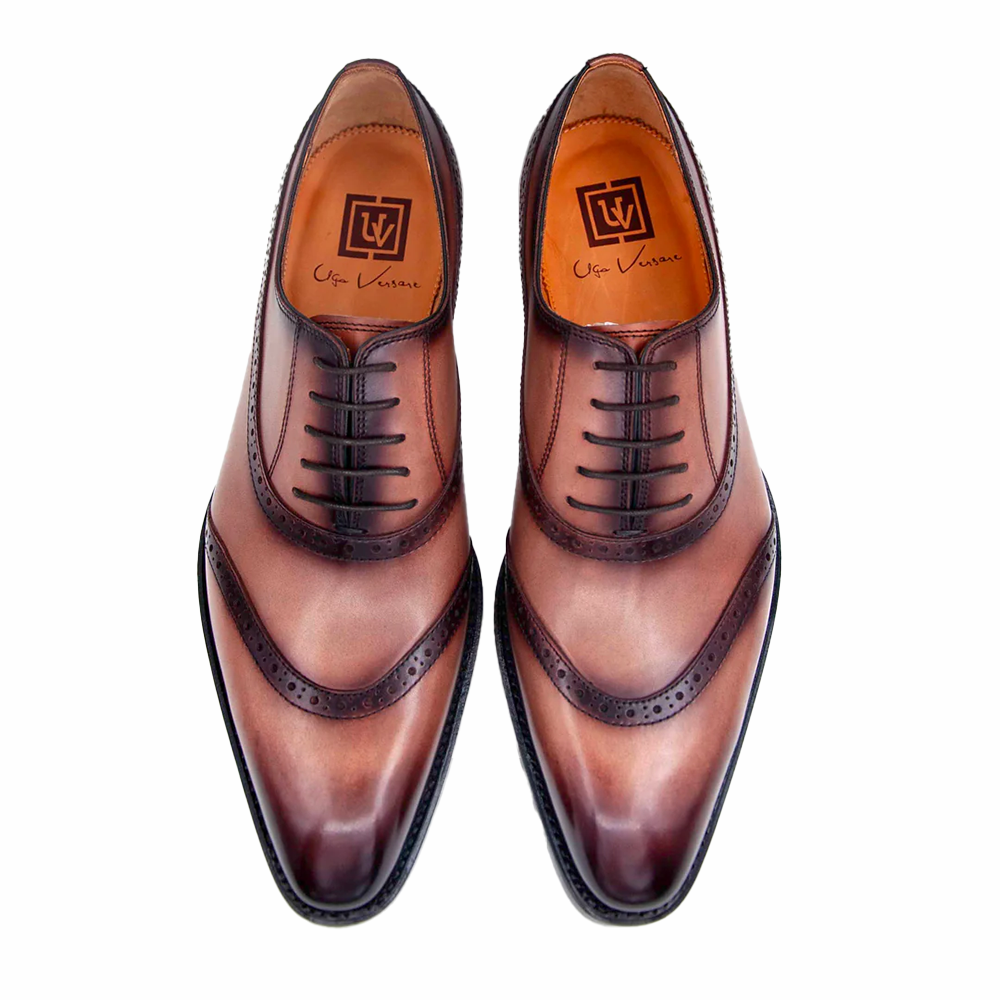 Ugo Vasare Victor Brogue Oxford Walnut