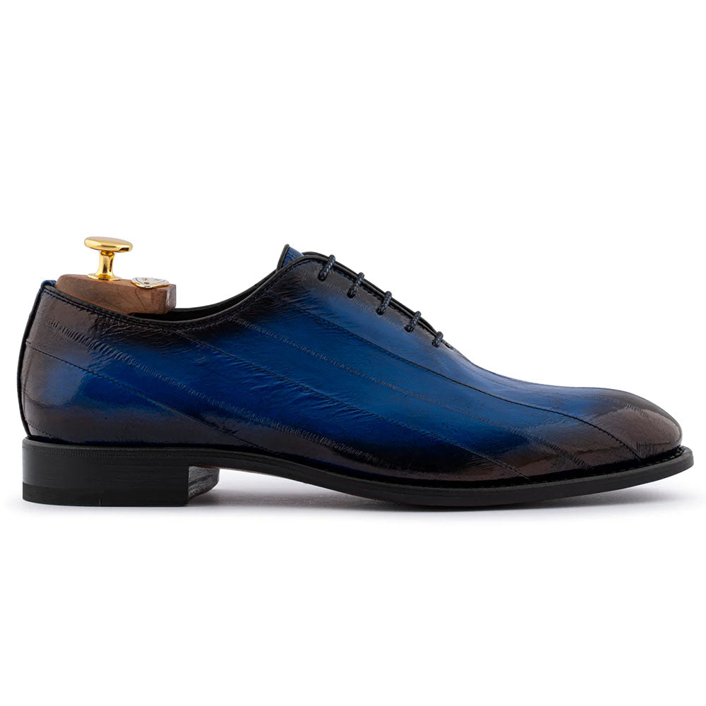 Harris Firenze 1913 Fine Eel Lace-Up Oxford Blue