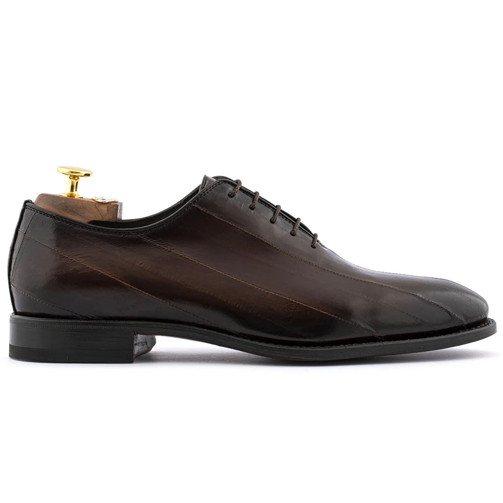 Harris Firenze 1913 Fine Eel Lace-Up Oxford Dark Brown