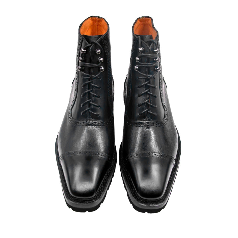 Ugo Vasare David Lama & Leather Rugged Boots Black
