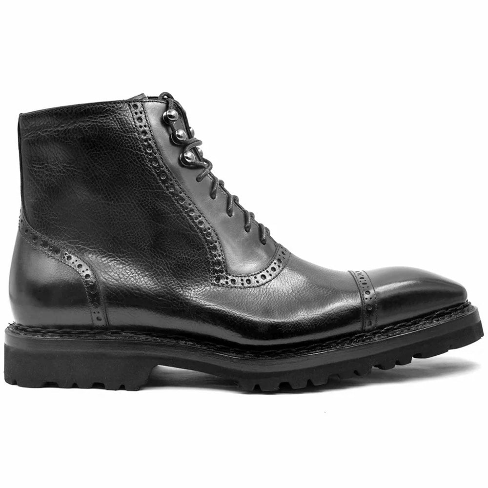 Ugo Vasare David Lama & Leather Rugged Boots Black