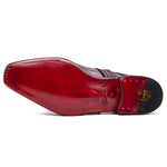 Ugo Vasare Eric Monkstrap Shoes Burgundy