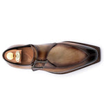 Harris Firenze 1913 Single Buckle Leather Shoes Chiaro