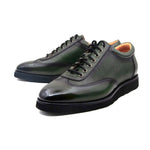 Ugo Vasare Aaron Lizard Print Sneakers Green