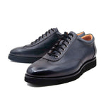 Ugo Vasare Aaron Lizard Print Sneakers Charcoal