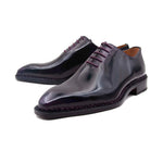 Ugo Vasare Jason Patent Leather Oxfords Purple