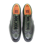 Ugo Vasare Aaron Lizard Print Sneakers Green