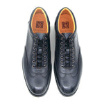Ugo Vasare Aaron Lizard Print Sneakers Charcoal