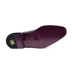 Ugo Vasare Jason Patent Leather Oxfords Purple