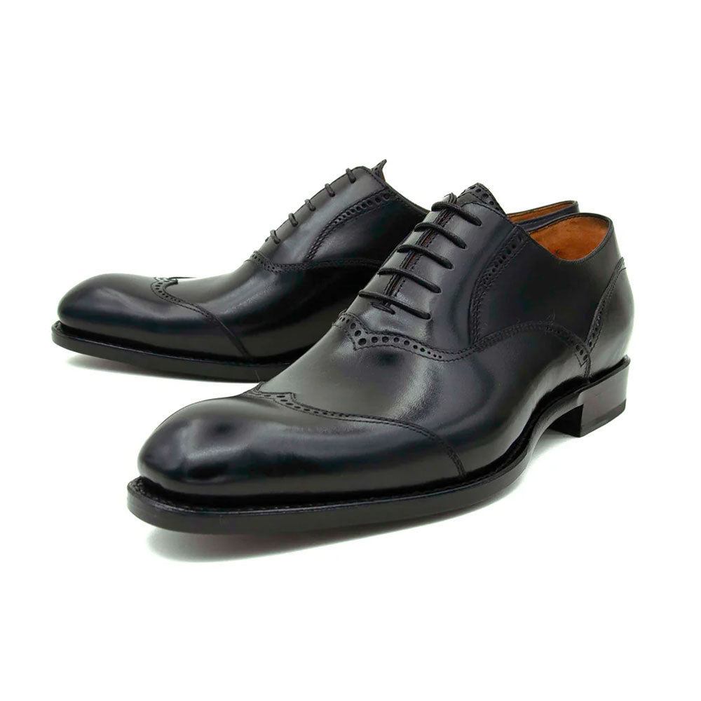 Ugo Vasare Nathan Leather Wingtip Oxford Black