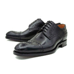Ugo Vasare Gaelic Cap Toe Derby Black