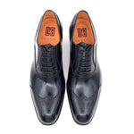 Ugo Vasare Nathan Leather Wingtip Oxford Black