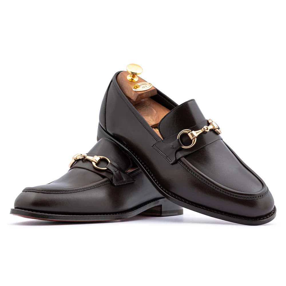Harris Shoes 1913 Bit Loafer Dark Brown