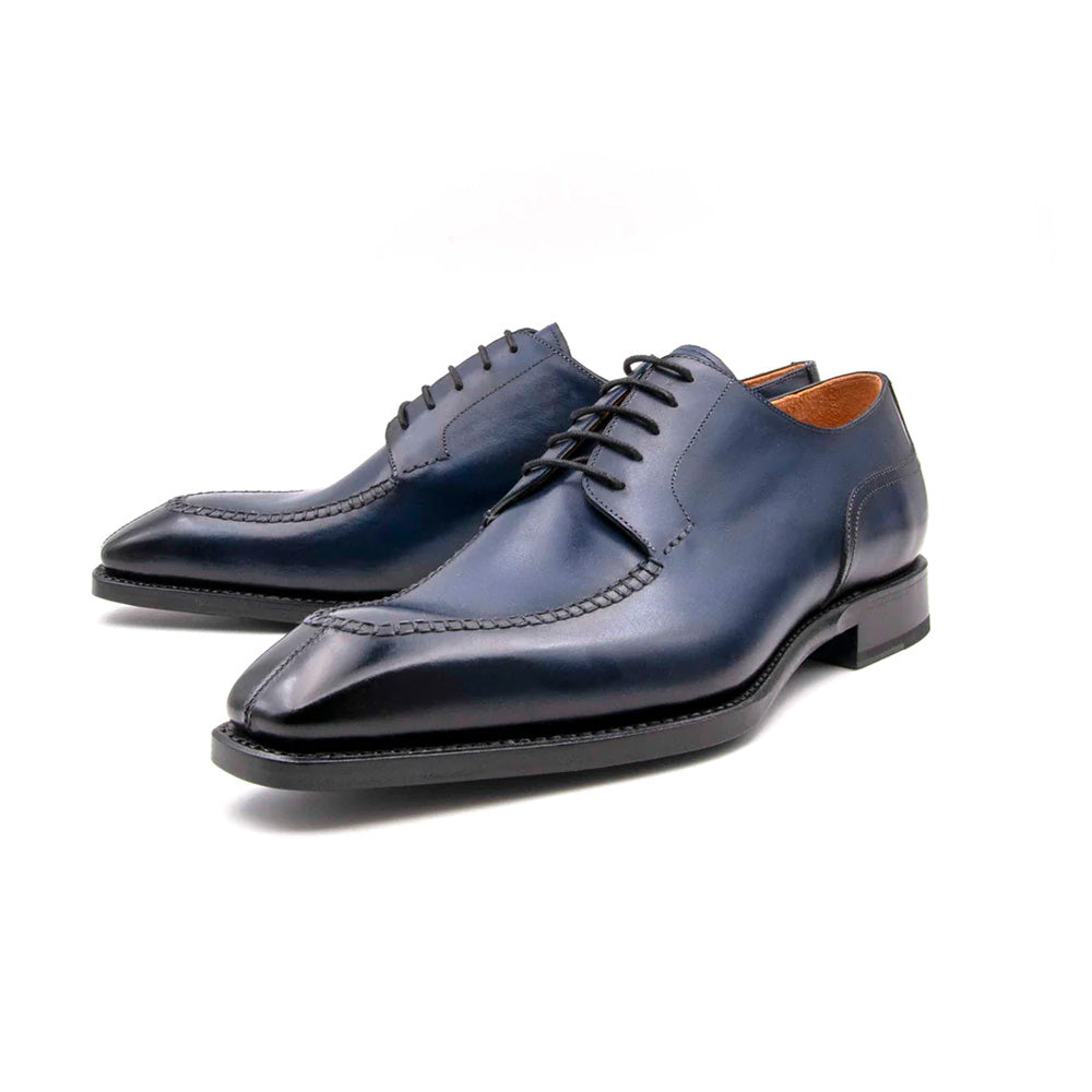 Ugo Vasare Norman Apron Toe Lace Up Navy