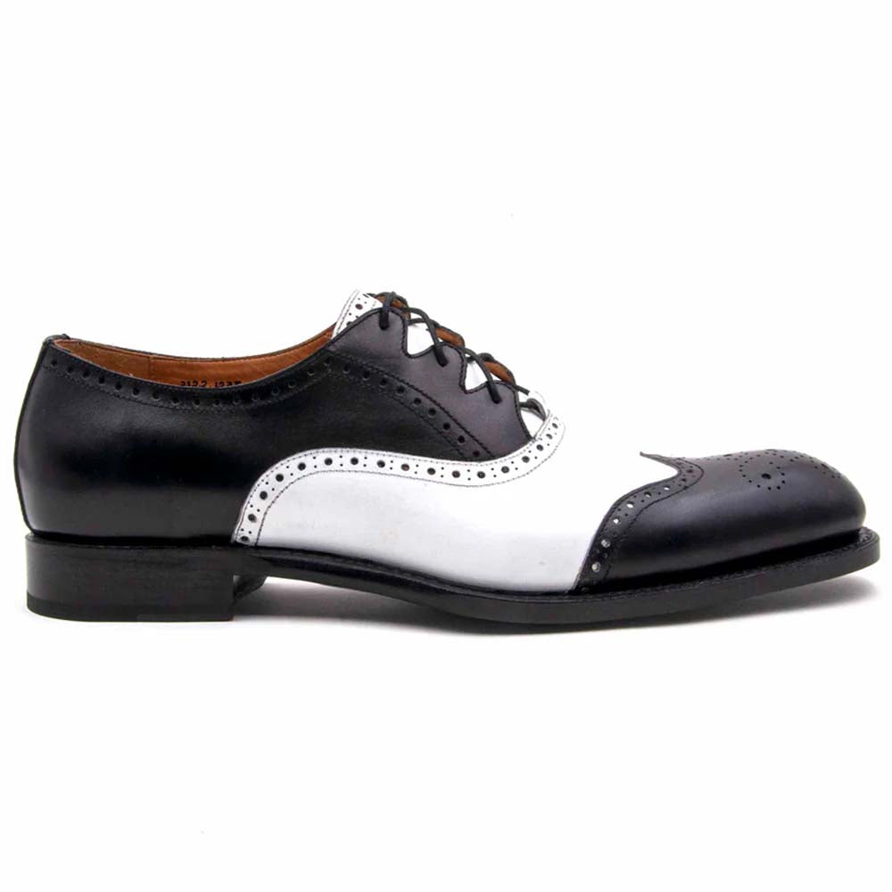 Ugo Vasare Stephen Oxford Wingtip Shoe Black / White