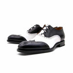 Ugo Vasare Stephen Oxford Wingtip Shoe Black / White
