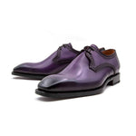 Ugo Vasare Scott Derby Brogue Shoes Purple