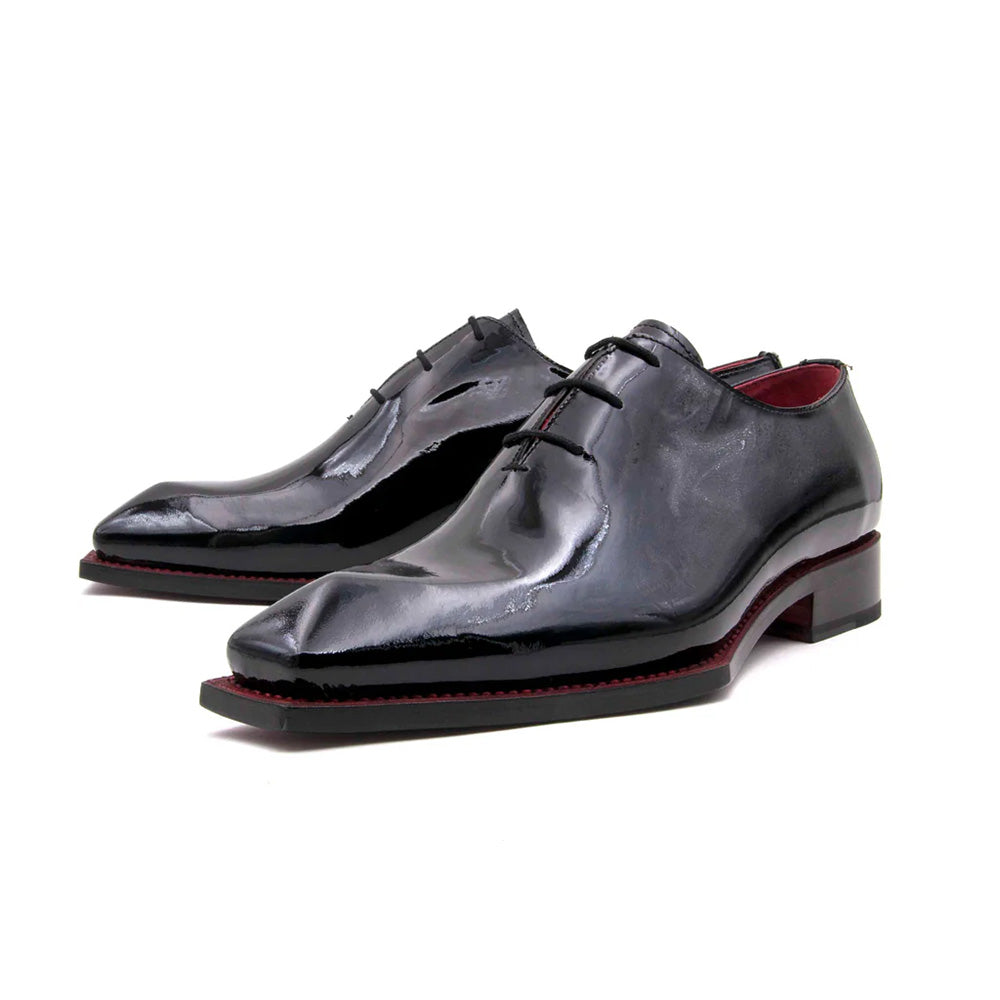 Ugo Vasare Jason Spade Patent Leather Formal Oxfords Black