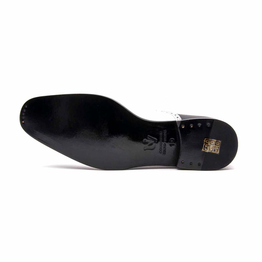 Ugo Vasare Stephen Oxford Wingtip Shoe Black / White