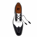 Ugo Vasare Stephen Oxford Wingtip Shoe Black / White