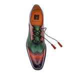 Ugo Vasare Stephen Oxford Wingtip Shoe Camel / Green