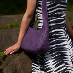 View product image 2: Robert Zur Women's Delia True Glove Woven Handbag Amethyst