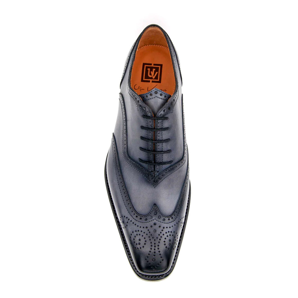 Ugo Vasare Luke Oxford Wingtip Shoe Grey