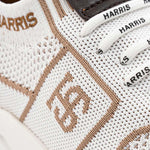Harris Firenze 1913 Slip-On Fabric Sneakers White