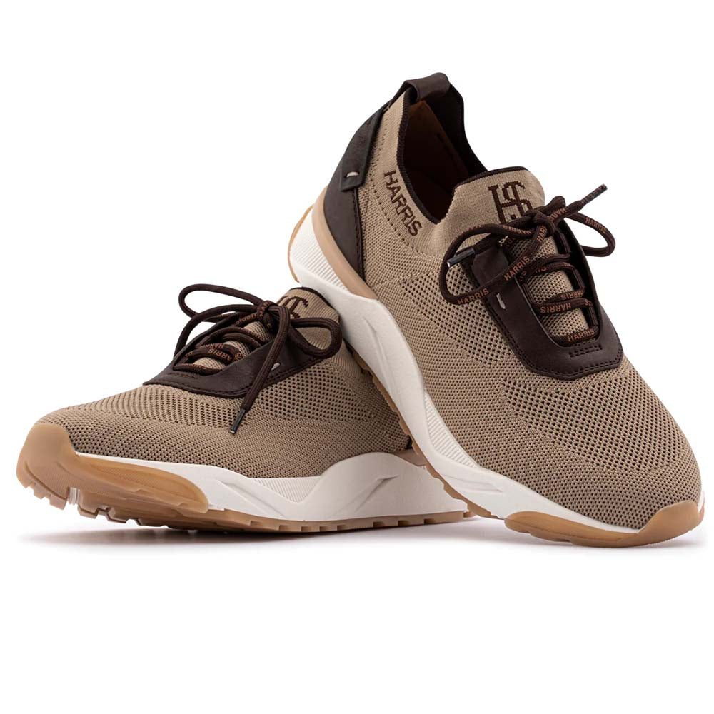 Harris Firenze 1913 Slip-On Fabric Sneakers Brown
