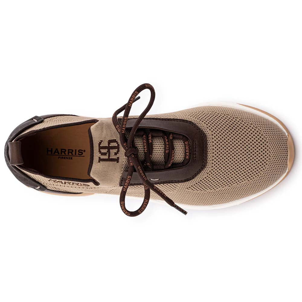 Harris Firenze 1913 Slip-On Fabric Sneakers Brown