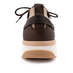 Harris Firenze 1913 Slip-On Fabric Sneakers Brown