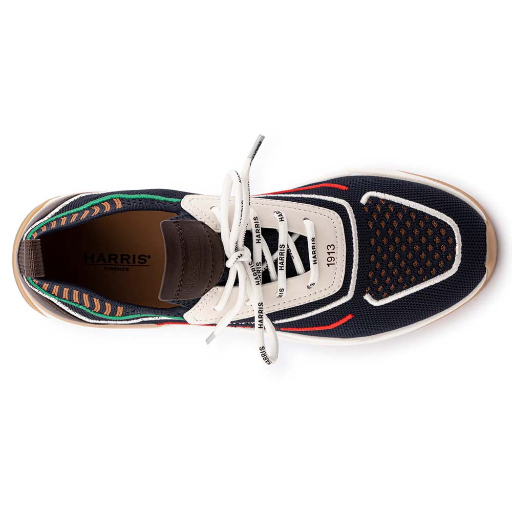 Harris Firenze 1913 Slip-On Fabric Sneakers Blue