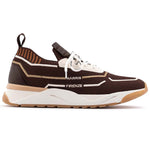 Harris Firenze 1913 Slip-On Fabric Sneakers Caffè