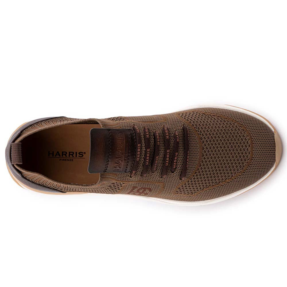 Harris Firenze 1913 Slip-On Fabric Sneakers Brown
