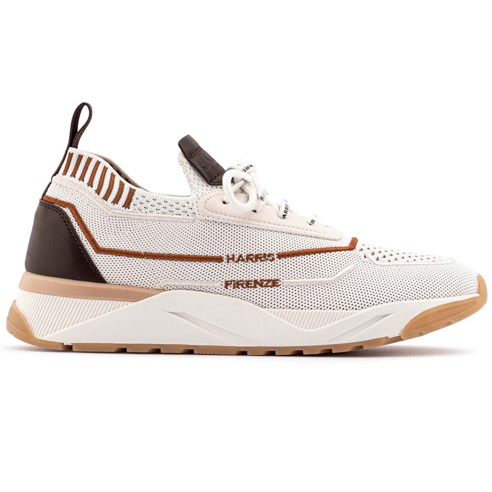 Harris Firenze 1913 Slip-On Fabric Sneakers White