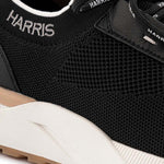 Harris Firenze 1913 Slip-On Fabric Sneakers Black